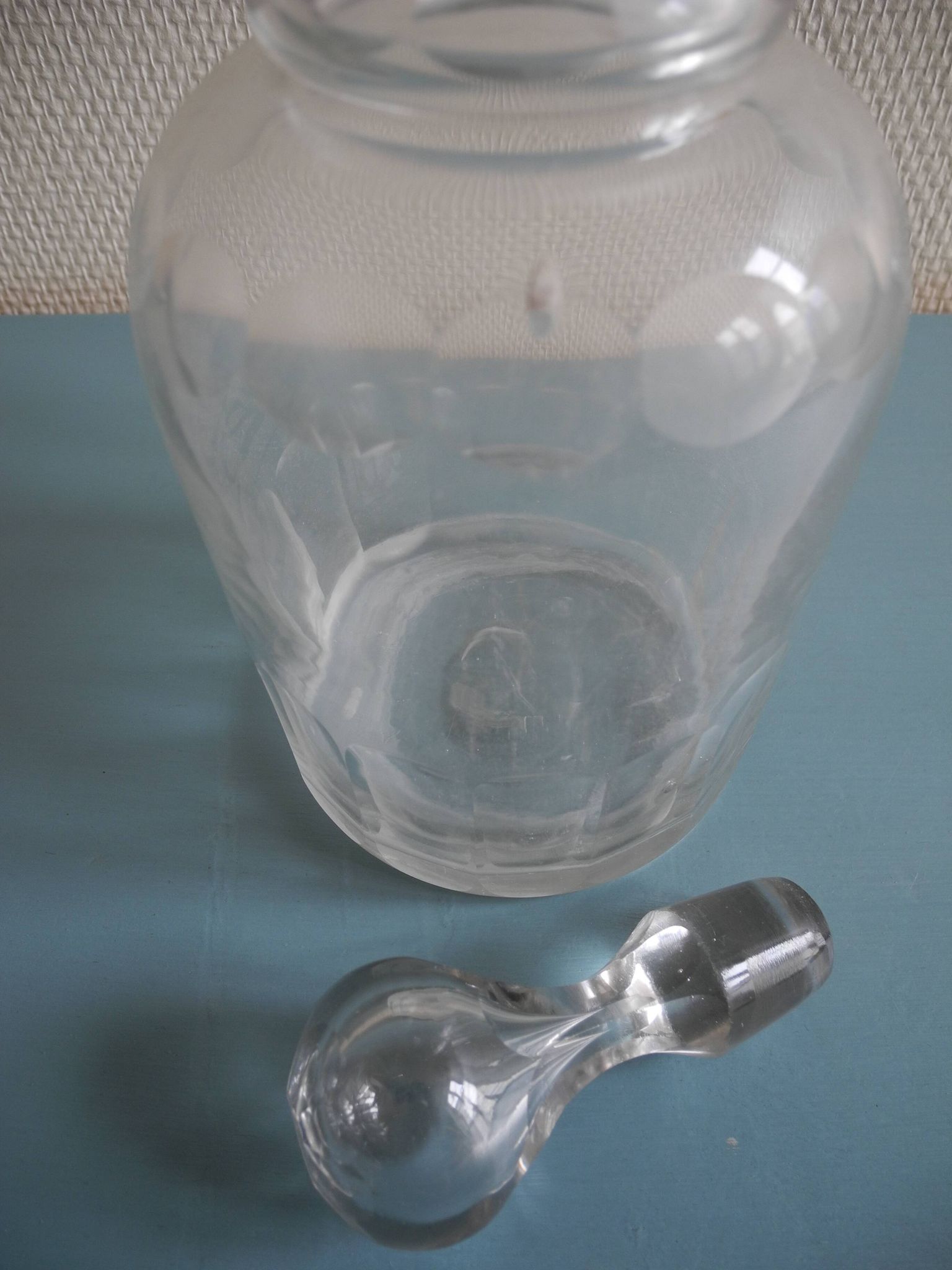 old blown glass wine carafe old blown glass wine carafe