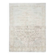 1970s Vintage Persian Handmade Wool Cotton Beige Area Rug 285x370