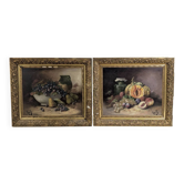 Pair of old still lifes