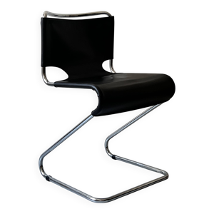 Chaise en métal tubulaire - olivier