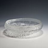 Frosted glass bowl 'Lunaria' by Tapio Wirkkala for Iittala 1972