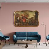 Peinture du XVIIe siècle, le pillage de la ville