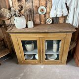 Patinated display case