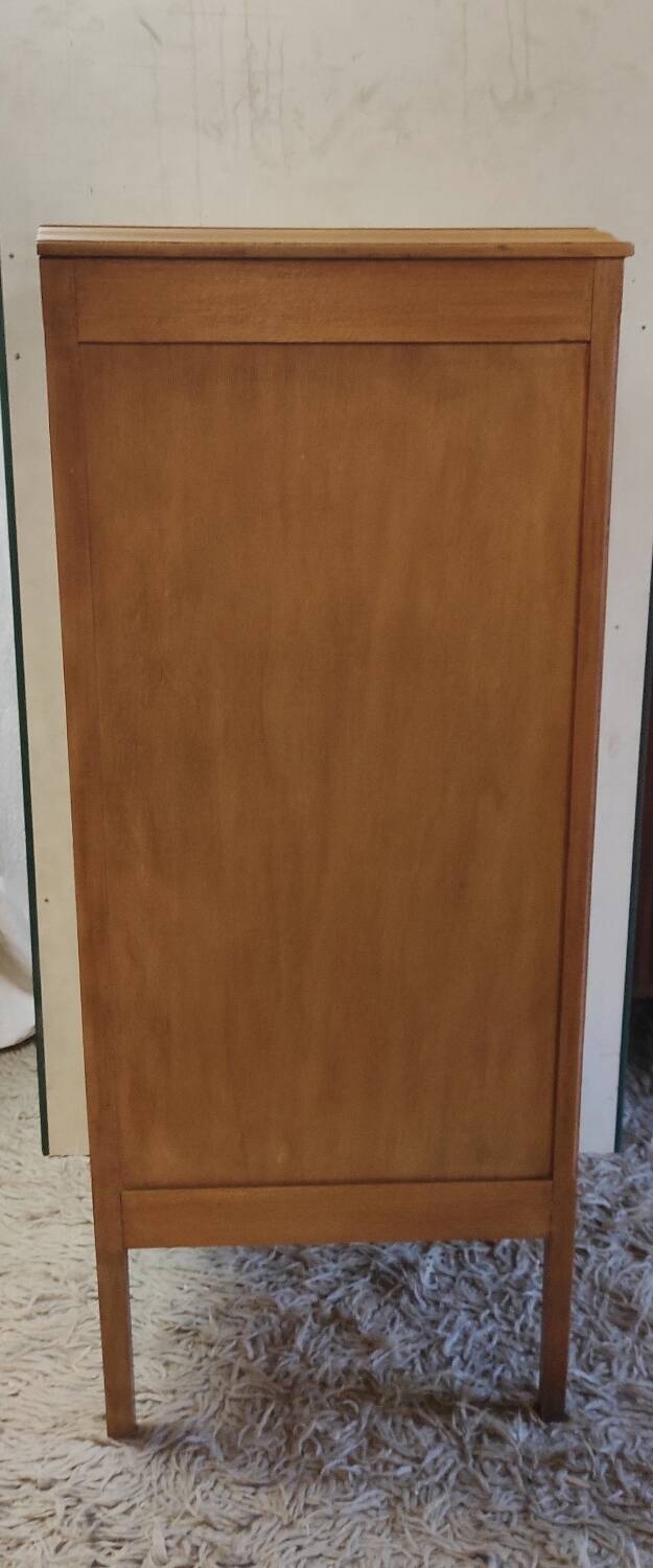 Art Deco style solid wood storage unit - mid 20th century