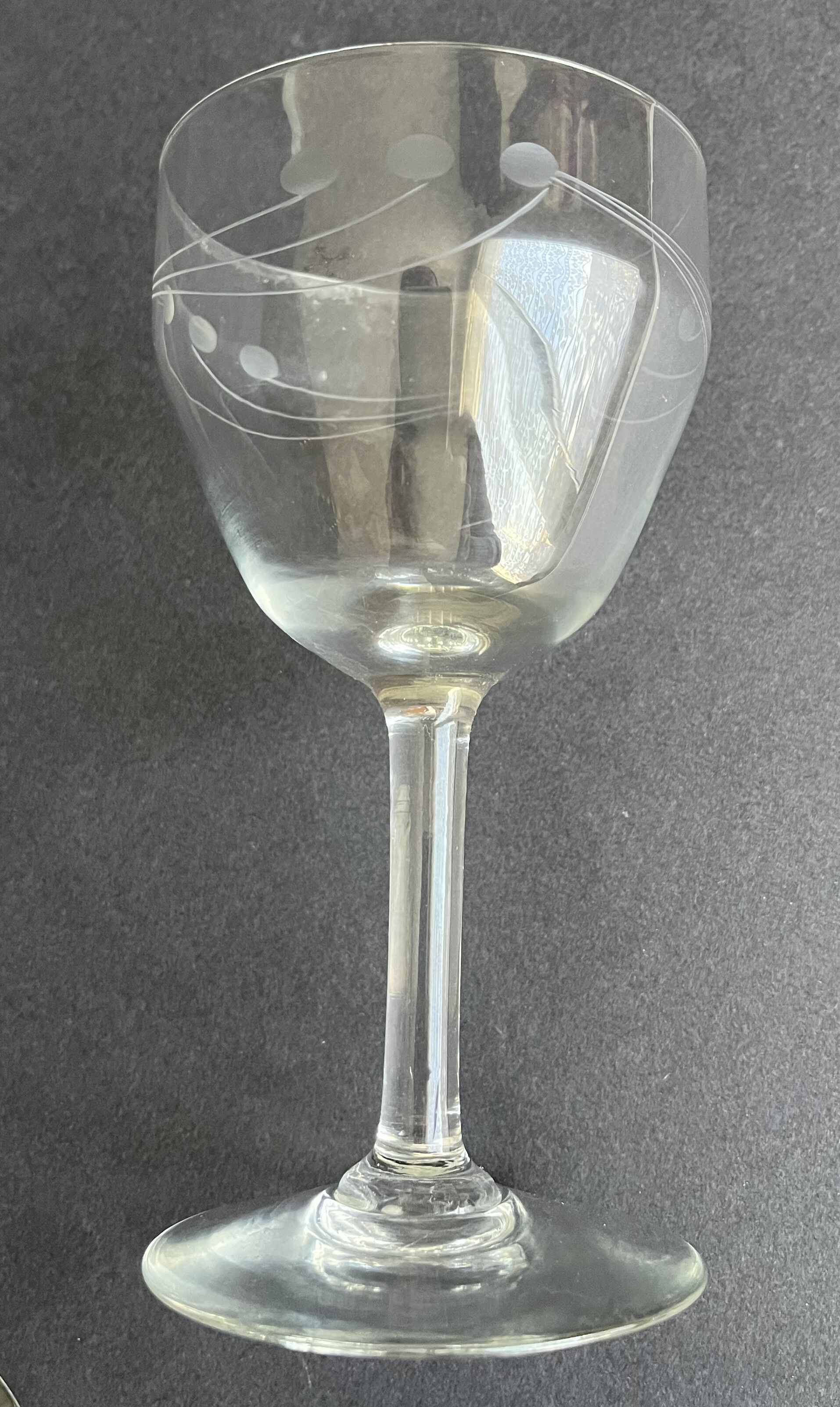5 cut crystal glasses
