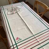 Grande nappe et serviettes vintage