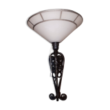 50s lamp with wrought iron base