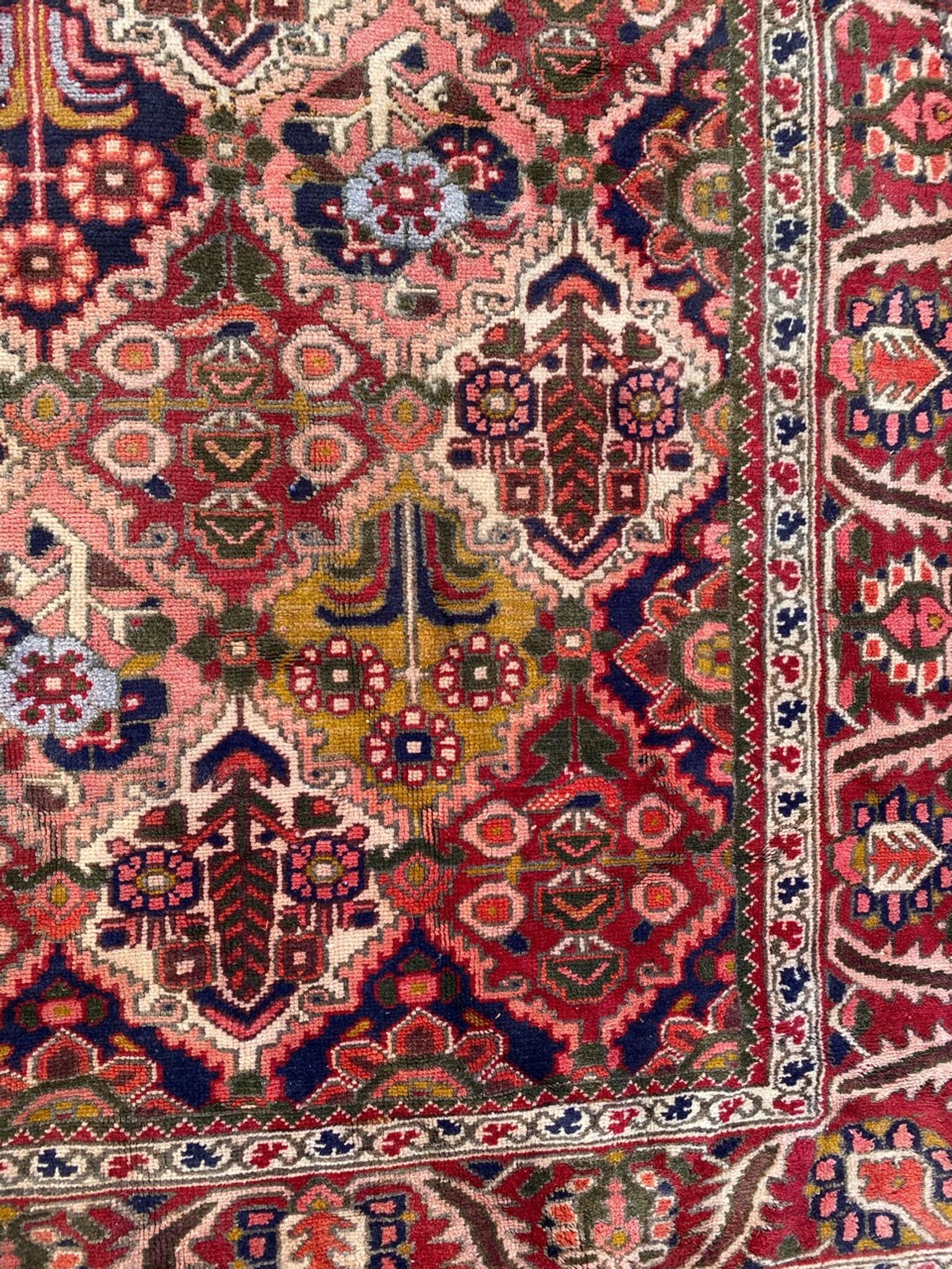 Tapis vintage persan Bakhtiar 210x296 cm