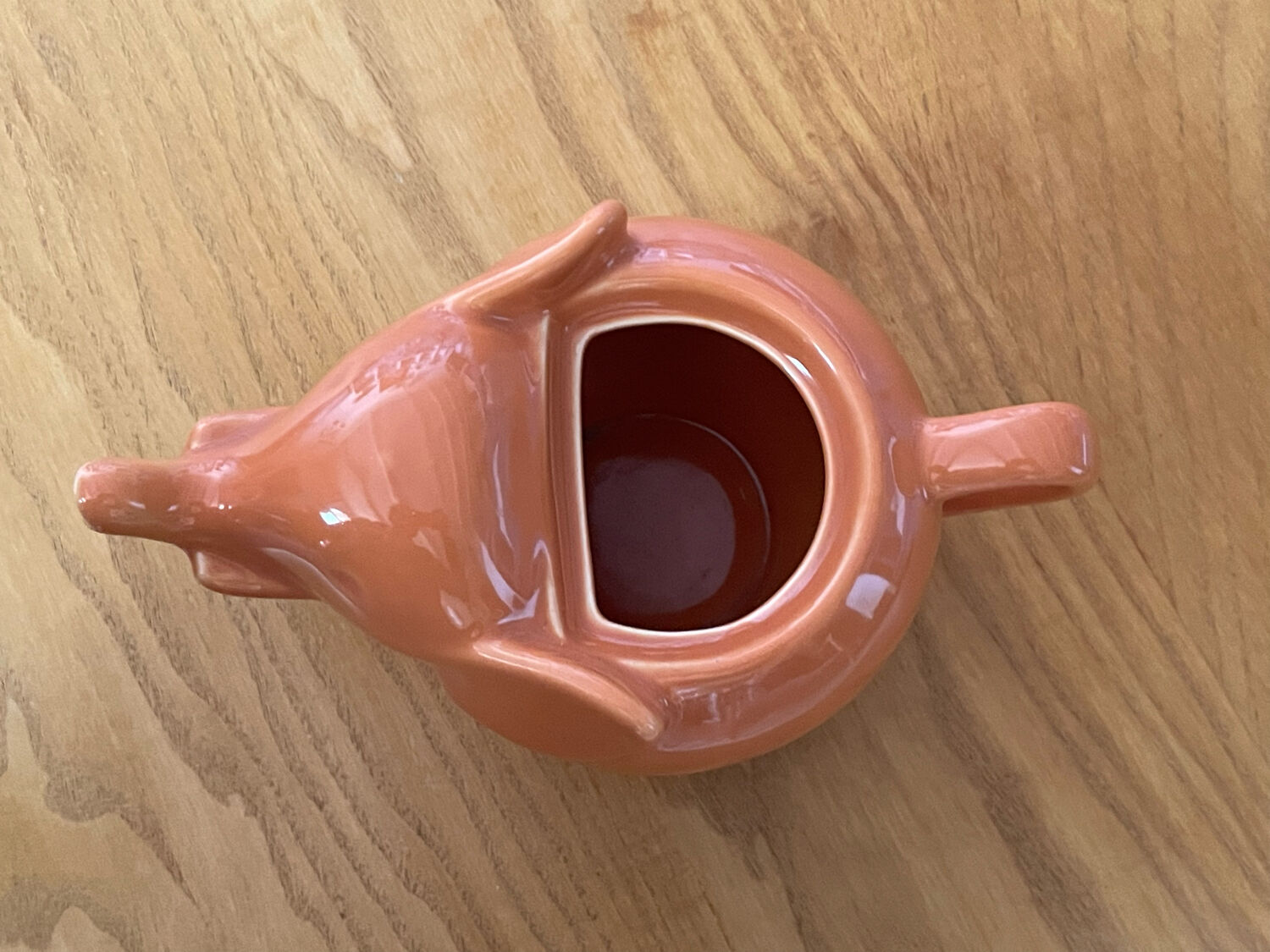 Vintage Lipton Elephant Teapot terracotta