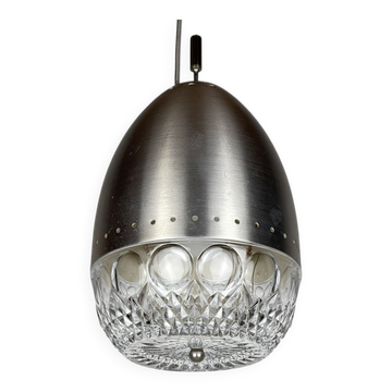 Suspension italienne en verre, années 1960
