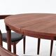 Roundette Teak Extendable Dining Set by Hans Olsen for Frem Røjle