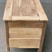 18th-century stripped chest in solid walnut