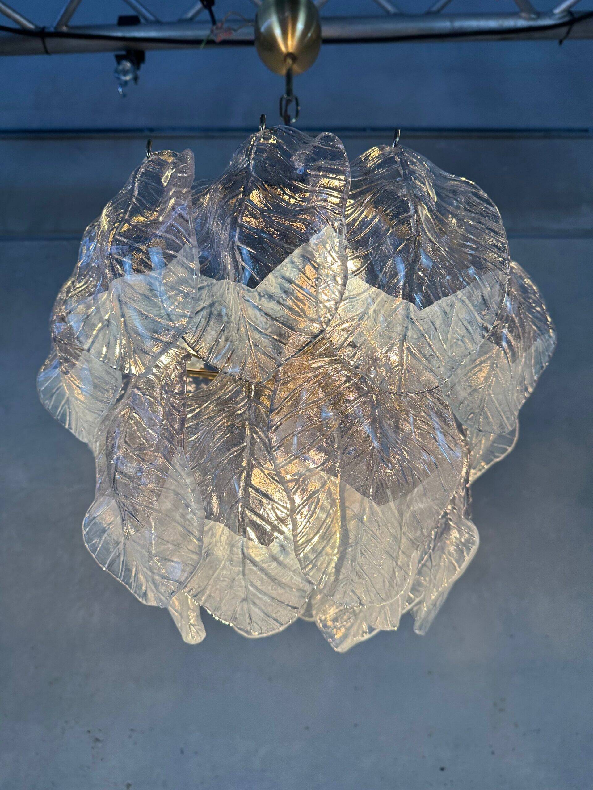 Vintage Italian bi-coloured chandelier