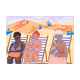 On the beach