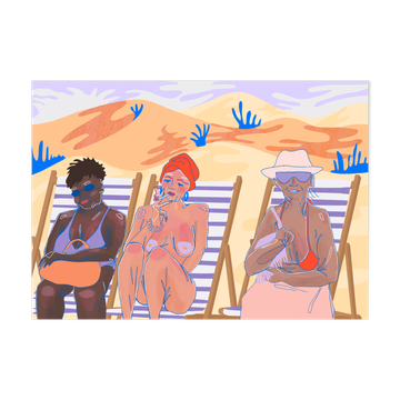 On the beach