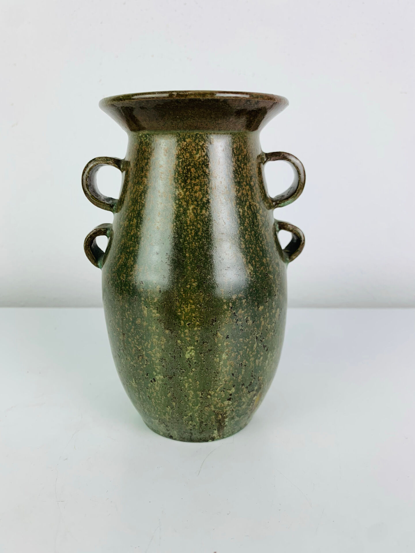 Vintage ceramic vase in Art Nouveau style