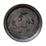 Round top art deco art signed