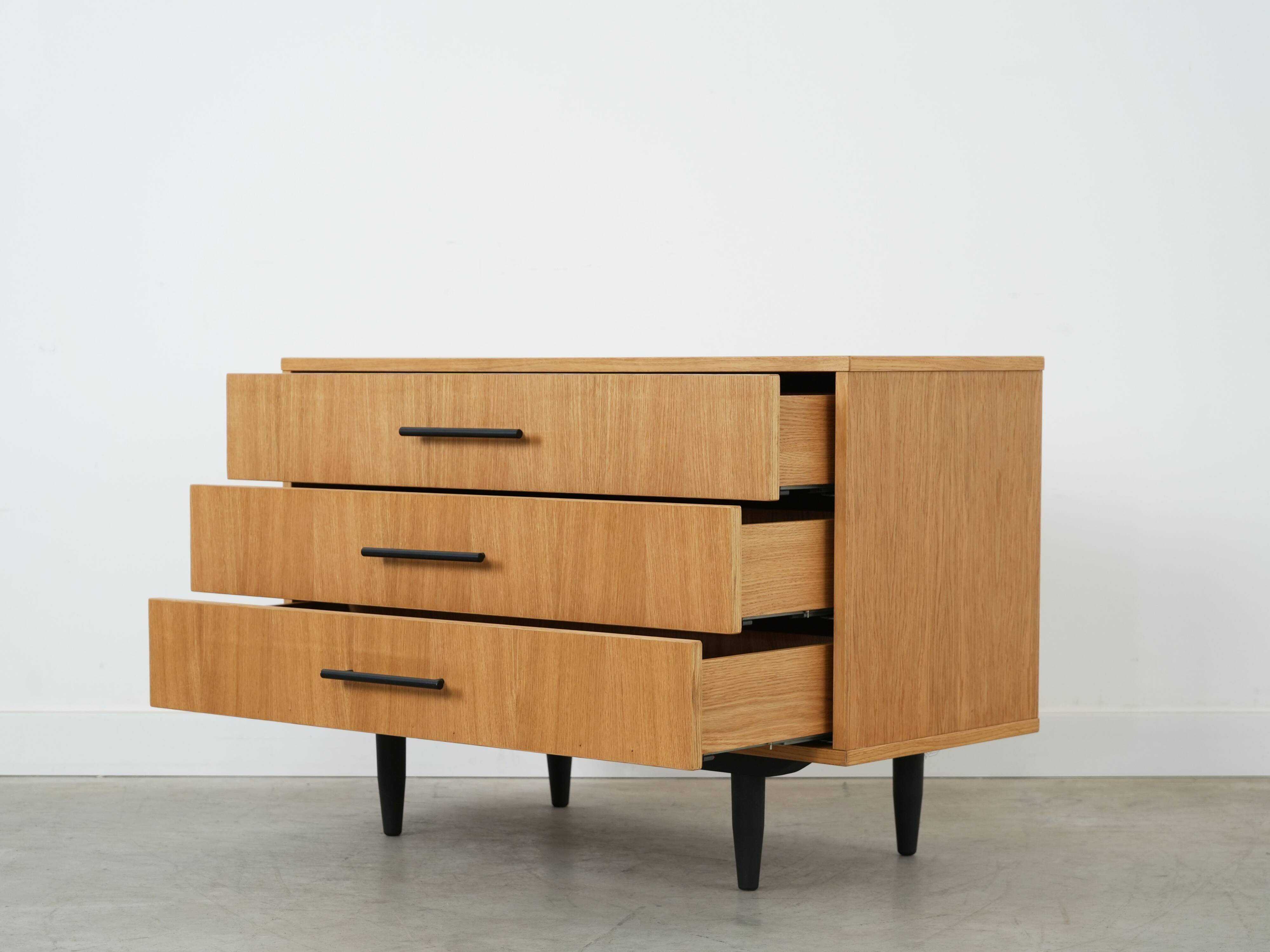 Oak chest of drawers, Scandinavian design