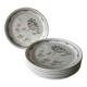 Lot of 7 flat plates with Japanese inspiration.