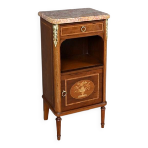 Petit meuble de salon en marqueterie, style Louis XVI – début XXe