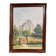 Oil on canvas Tennie's castle in Sarthe