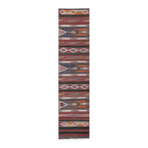 Vintage Turkish hallway rug 80x330 cm