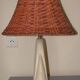 Stone shade lamp rattan 70s