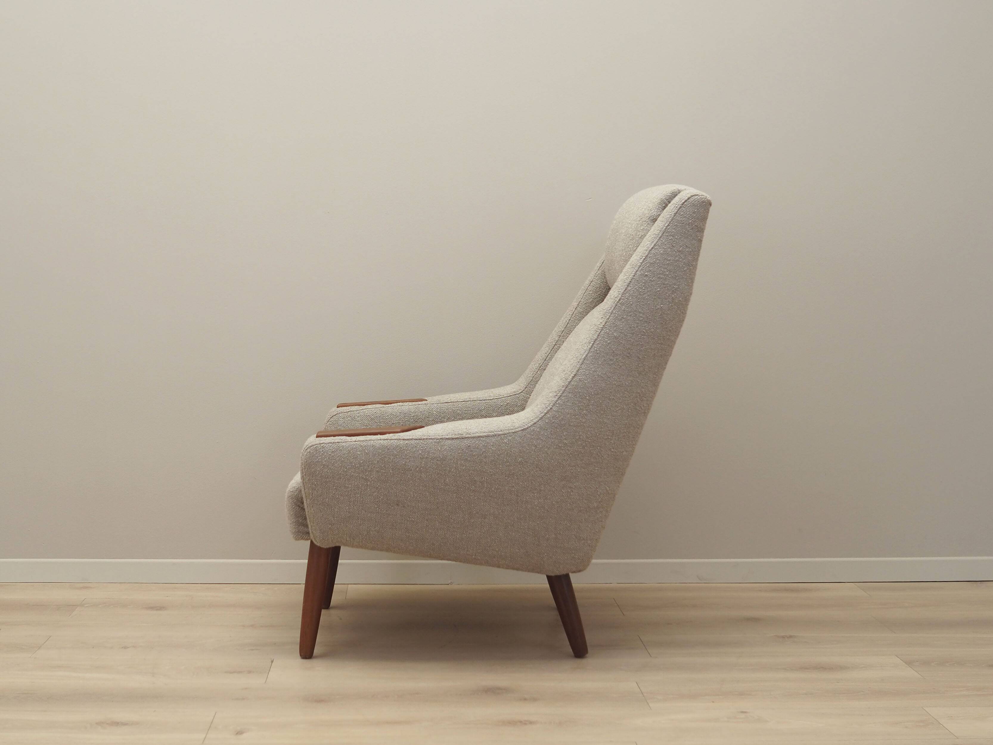 Fauteuil en teck, design danois, années 1960, production : Danemark