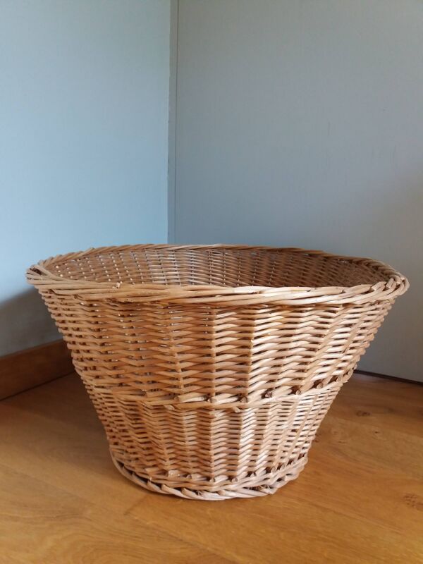 Panier grande corbeille en osier