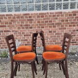 4 bistro chairs, 1970s