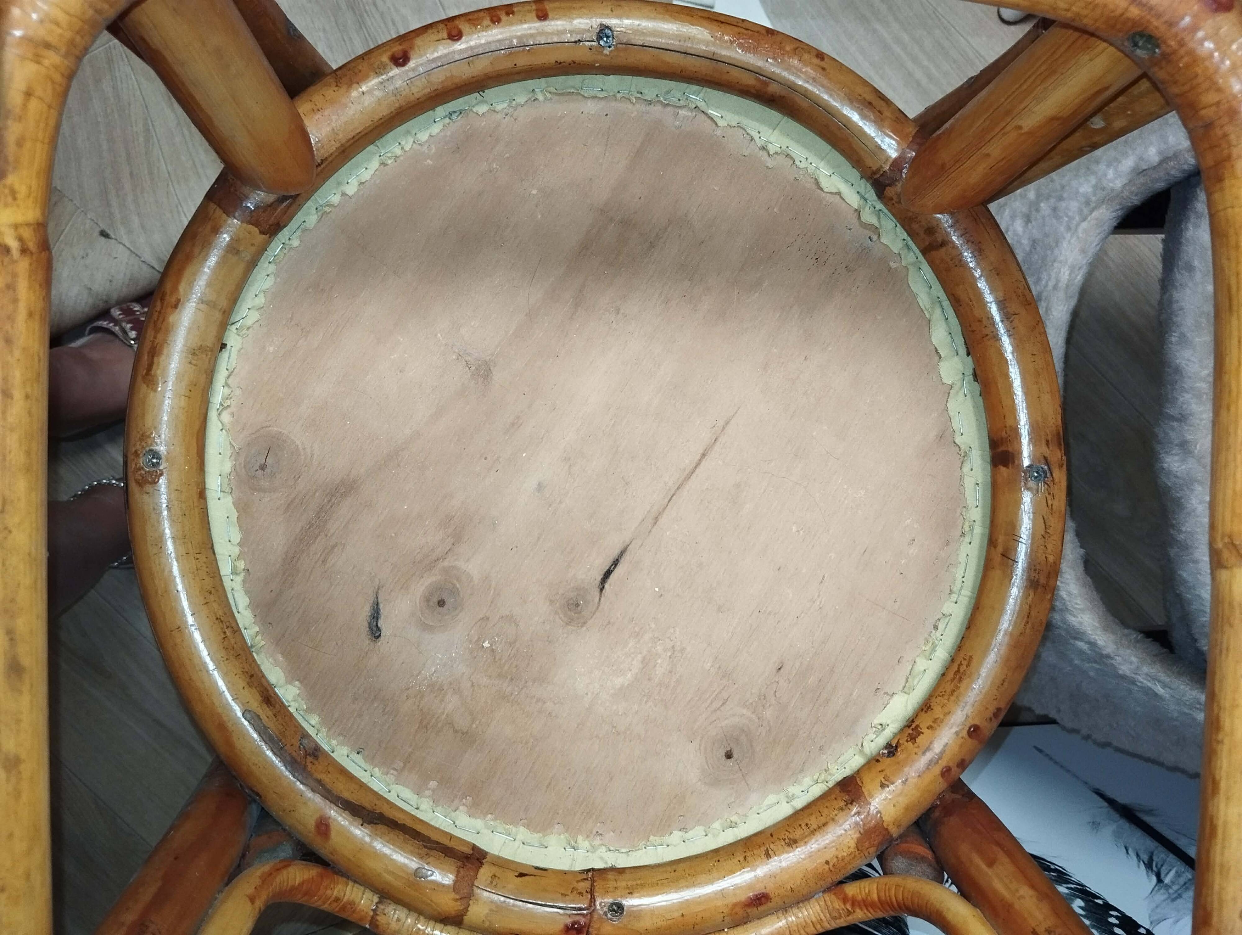 Chaises bambou années 70