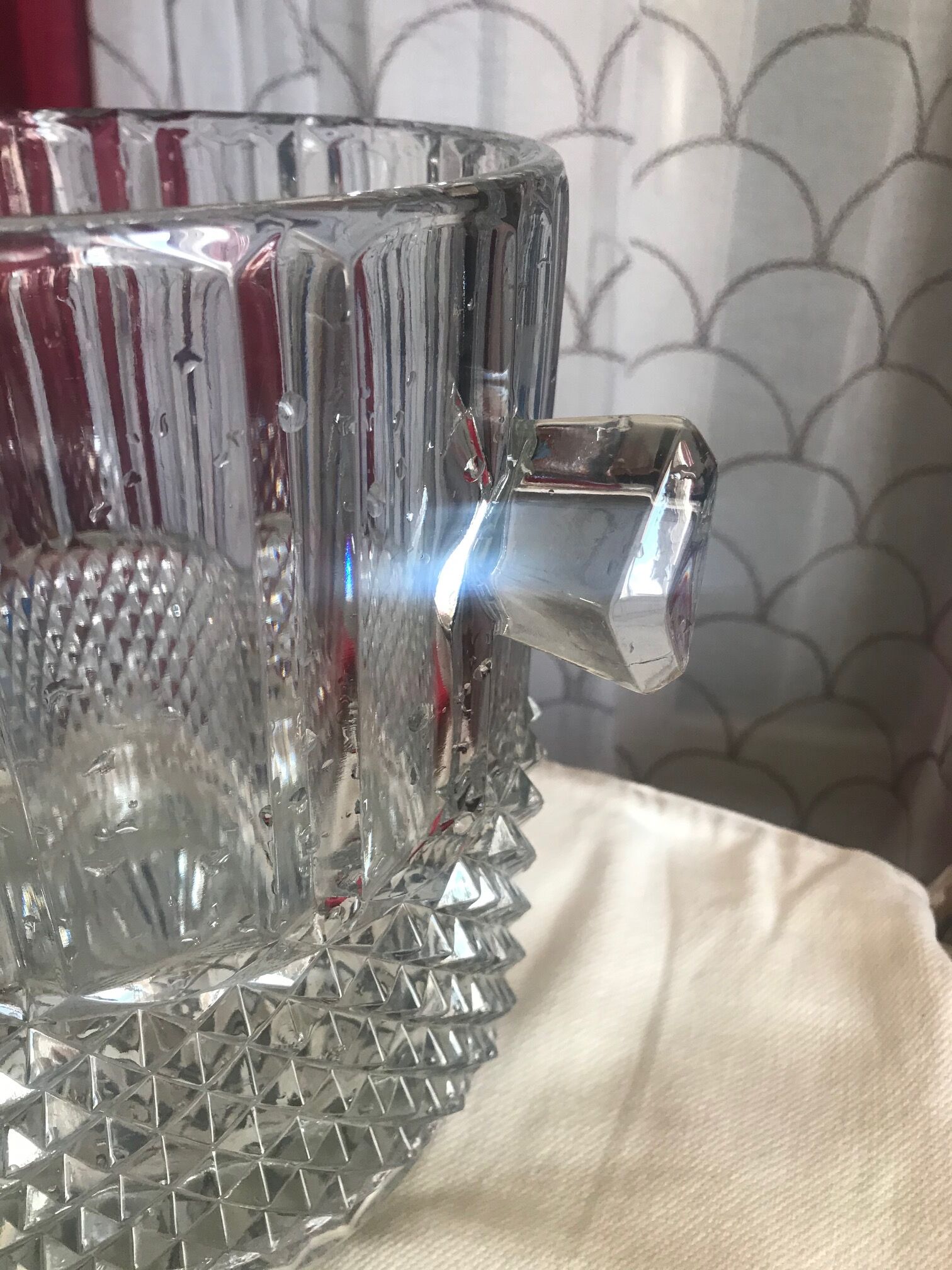 Crystal champagne bucket