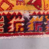 Turkish oushak rug 140x77 cm vintage carpet