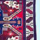 Handmade oriental wool rug 200cmx110cm