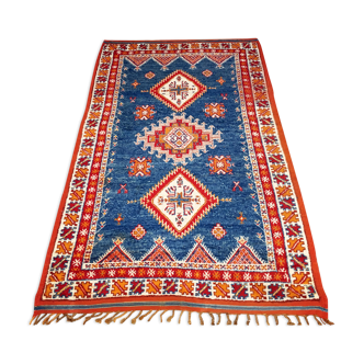 Tapis berbère marocain 240 x 140 cm Env. 1940 - Décoratif