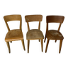 Lot de 3 chaises bistrot dépareillés