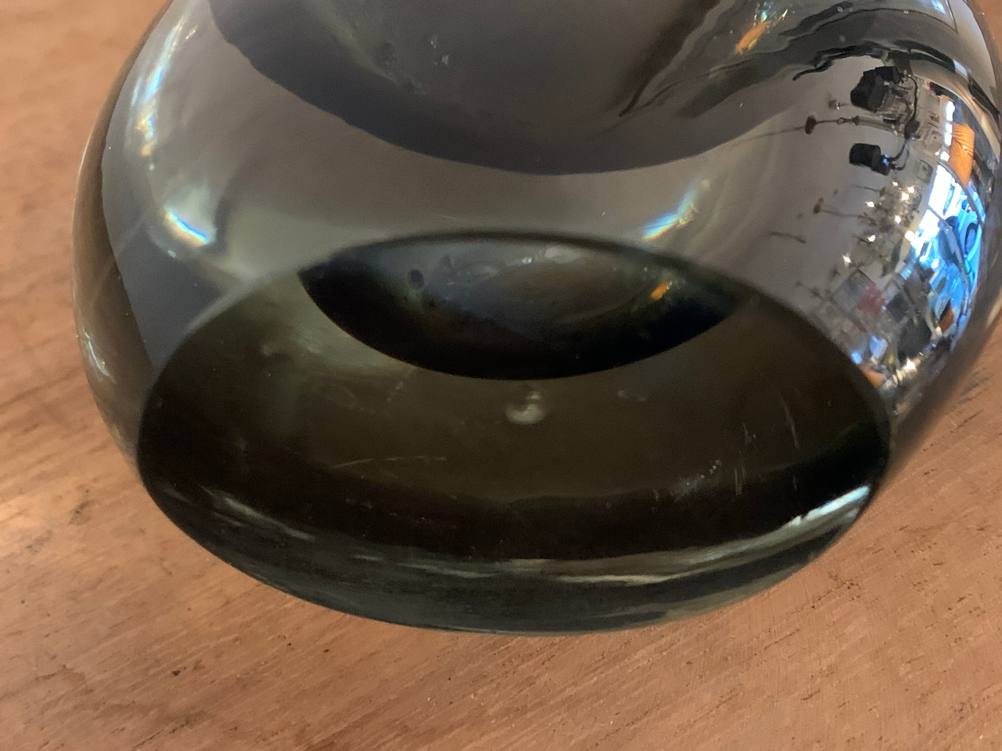 Sommerso Murano glass vase 1960