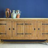 Bamboo Sideboard Adrien Audoux and Frida Minet