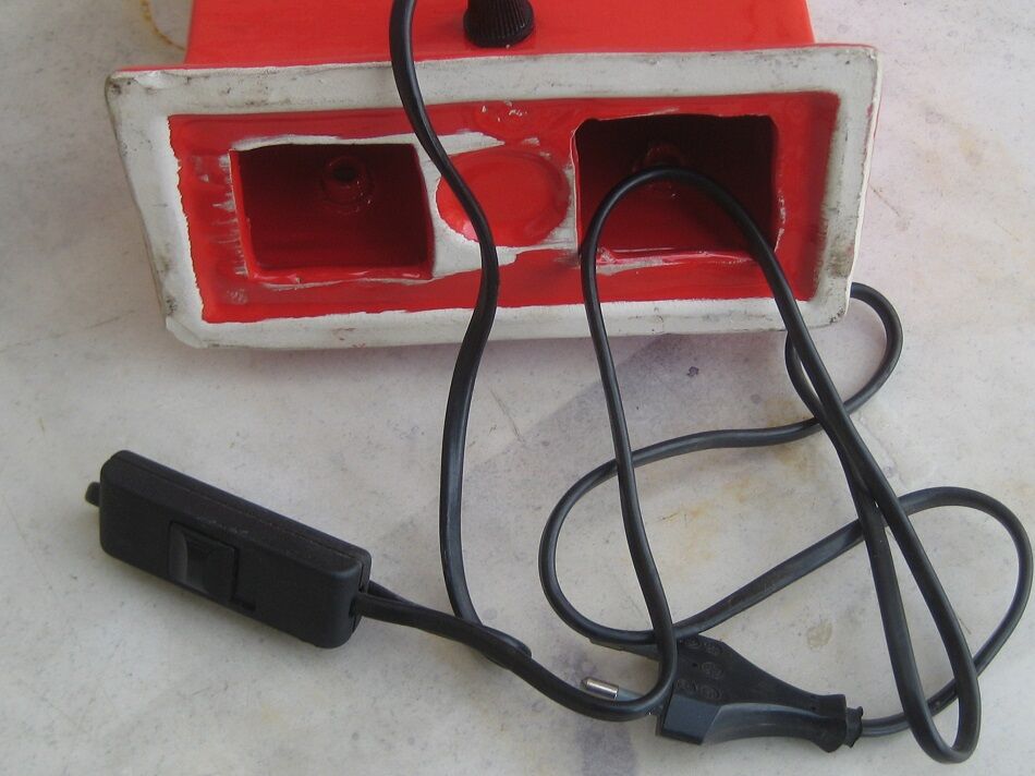 Radio lampe veilleuse faience