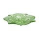 Art Deco green glass jardinière/serving dish, Stölzle Hermanova Hut, 1930