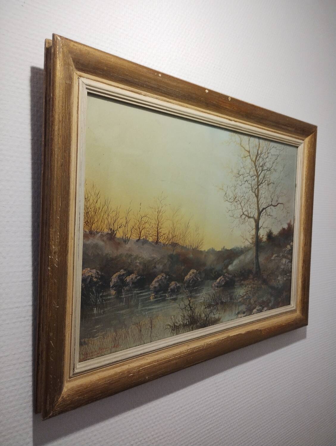 Painting signed by Aristide Benon