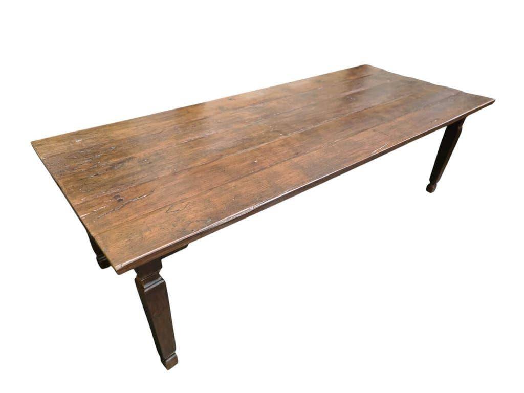 Table de salle à manger/table de ferme vintage XL en bois robuste
