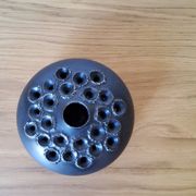 Black ceramic vase from Denmark