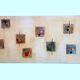 3 Paintings M ELHAIK (Martine, 1962) Mixed media abstract composition canvases