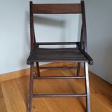Chaise pliante en bois