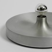 1960s round large Space Age Pop Art aluminum ceiling or wall lamp