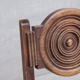 6 chaises de salle à manger en chêne déco