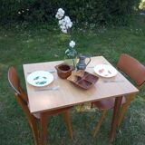 Table formica feet solid oak