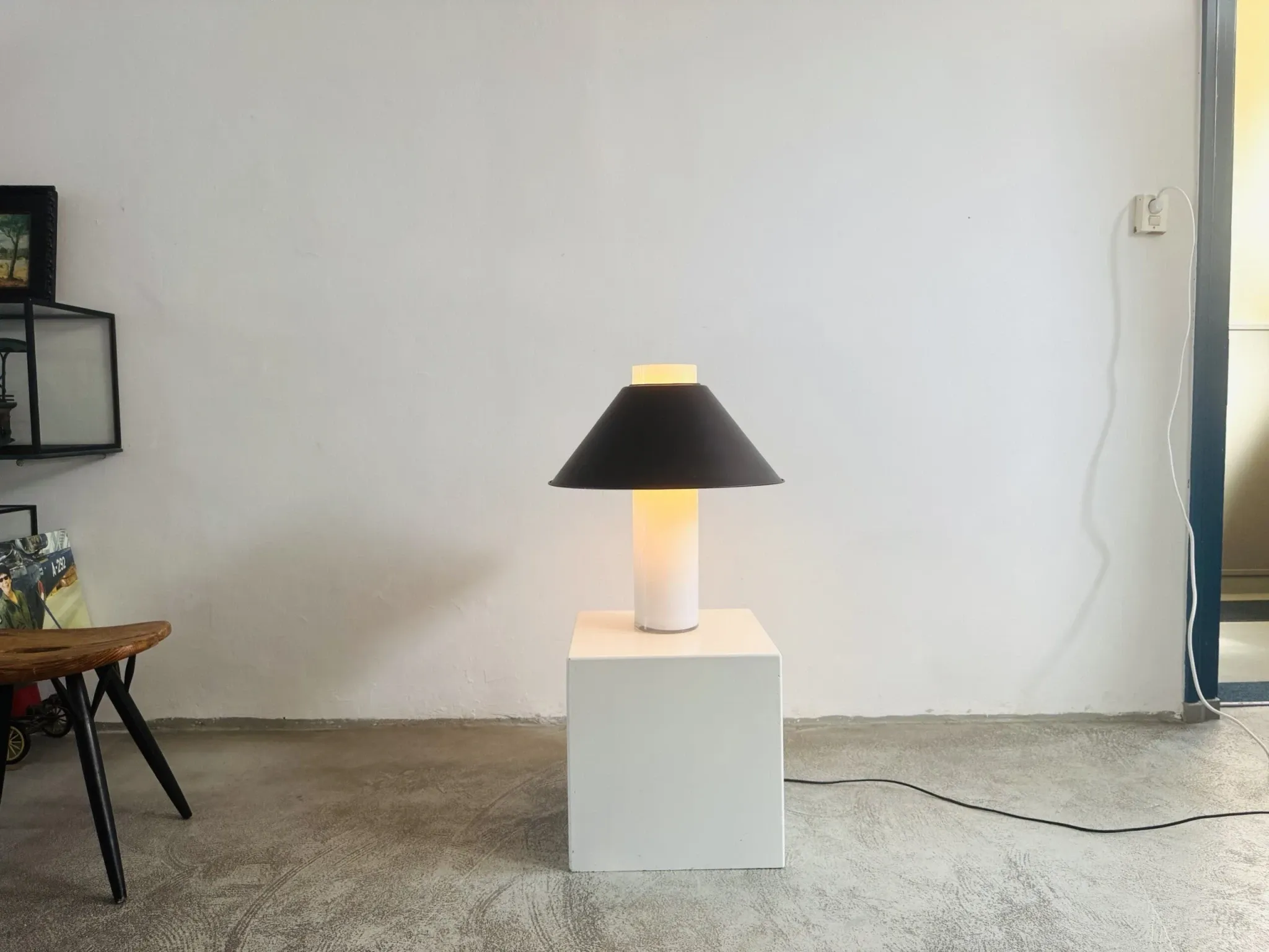 A-858 Table Lamp By Glashütte Limburg, Germany, 1960S