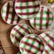 Set of 8 old flat plates, Sousse models by Digoin Sarreguemines